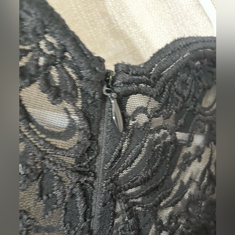 SEXY Bebe Black Lace Romper 10 - Picture 10 of 12